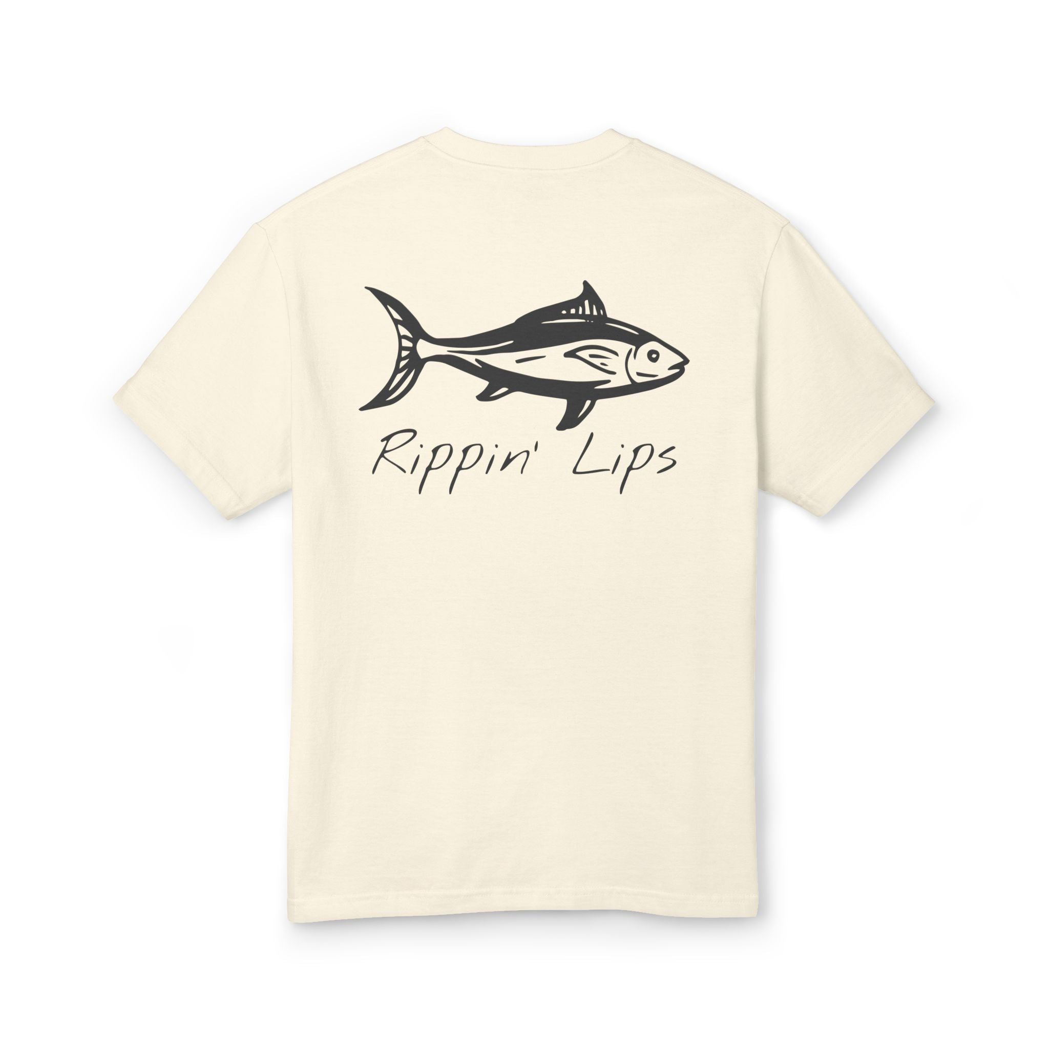 Bray Outdoors - Rippn’ Lips - Fishing Garment-Dyed Heavyweight Cotton Tee
