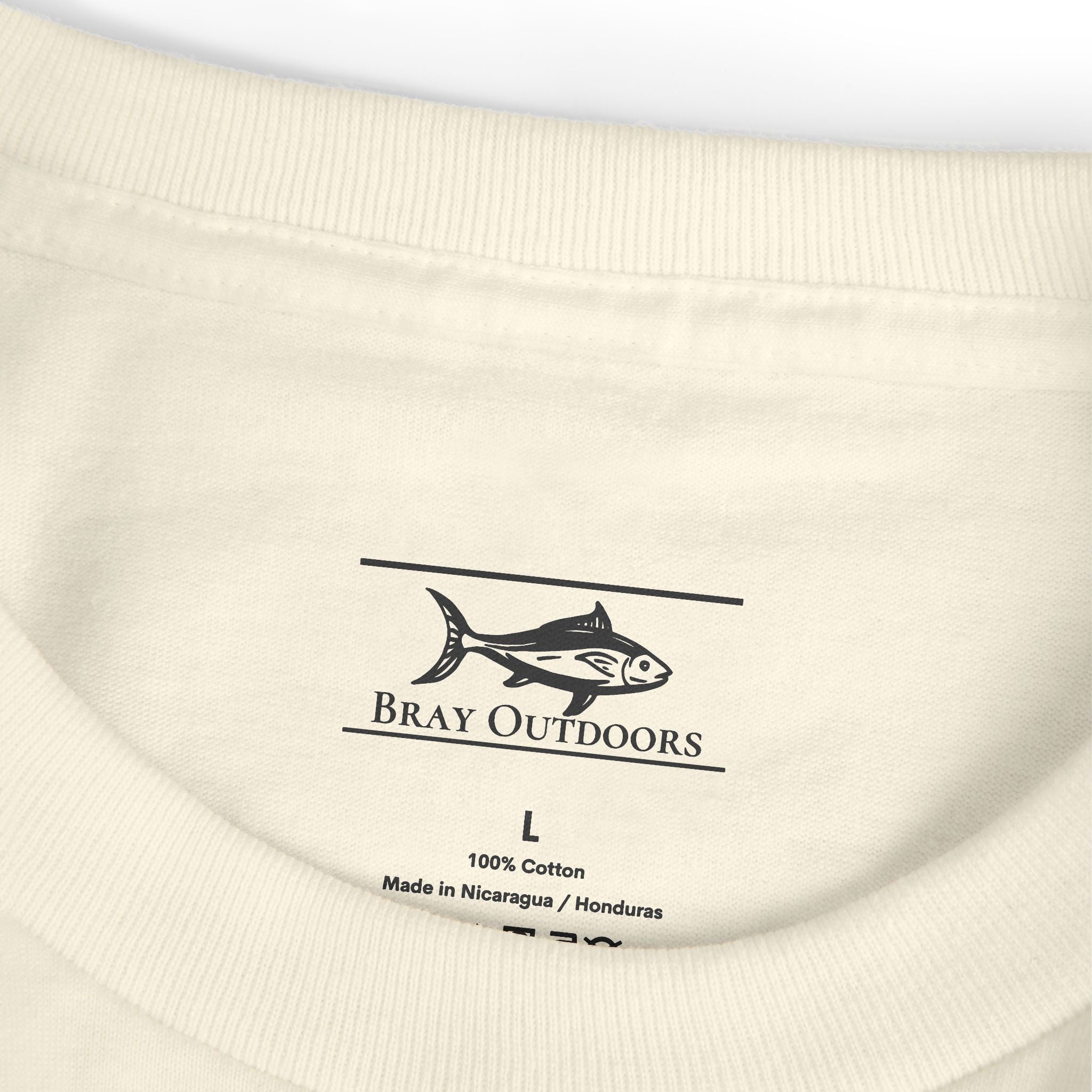 Bray Outdoors - Rippn’ Lips - Fishing Garment-Dyed Heavyweight Cotton Tee